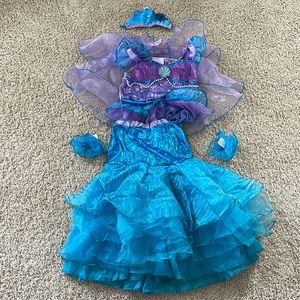 Beautiful mermaid costumes with accessories